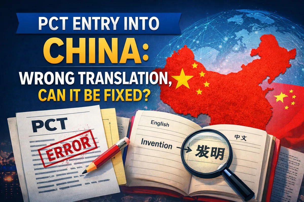 PCT Translation Errors in China: What Foreign Applicants Can Correct, and When