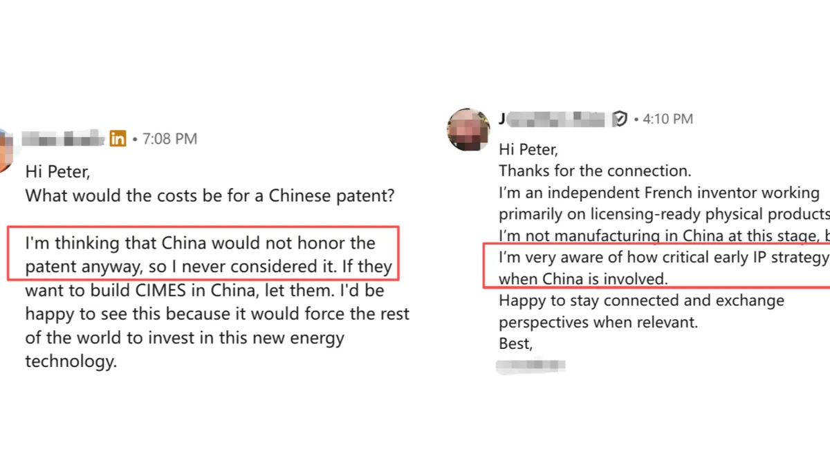 Two Inventors. Two Views on China Patents. One Hard Reality.